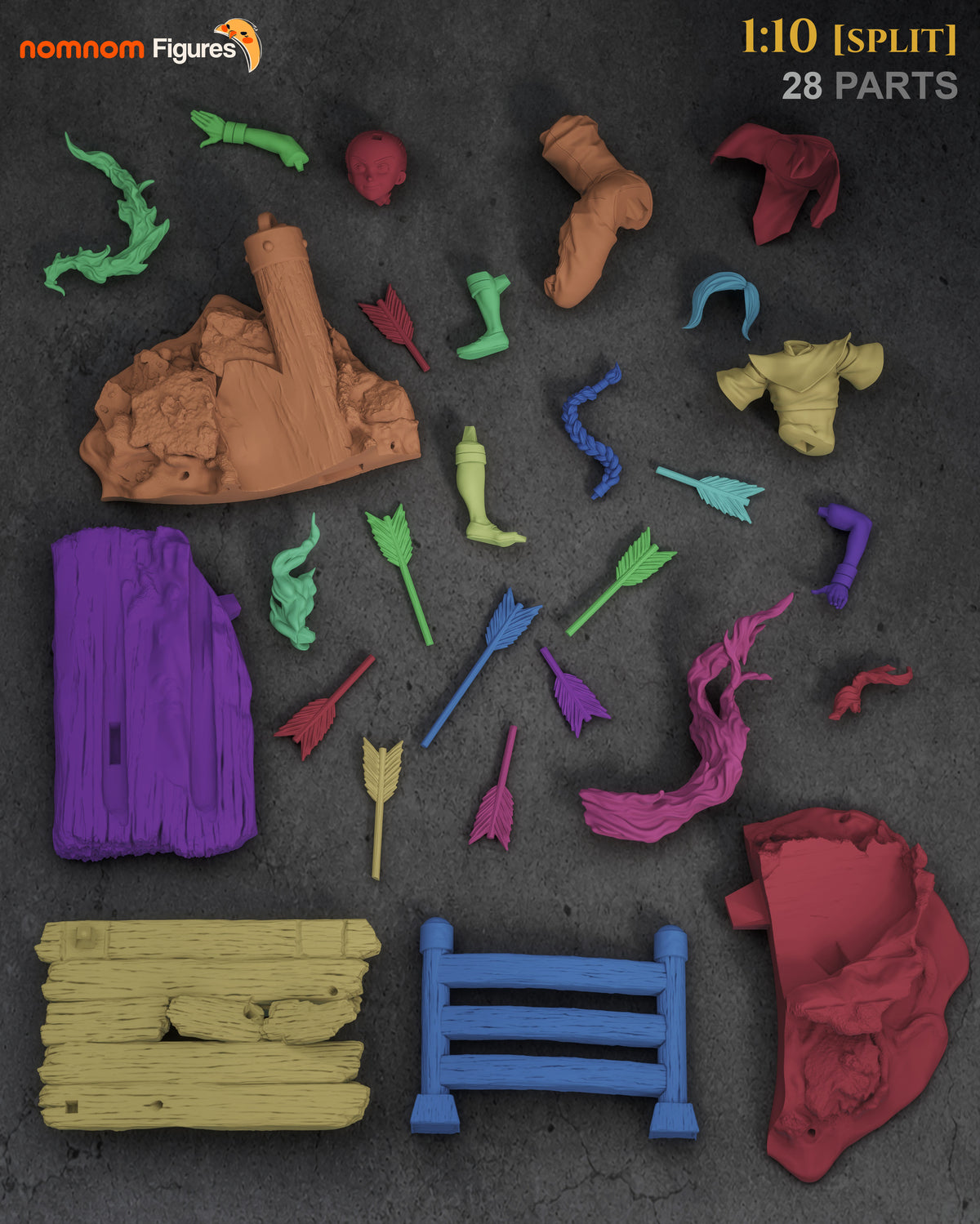 2010 Ty Lee_Avatar The Last Airbender - STL 3D Print Files