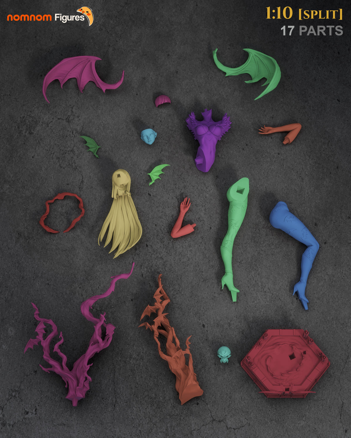 2164 Morrigan Aensland_Darkstalkers - STL 3D Print Files