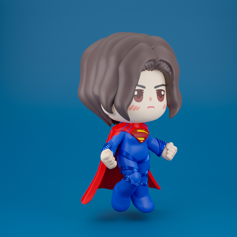 0177 Supergirl - STL 3D Print Files