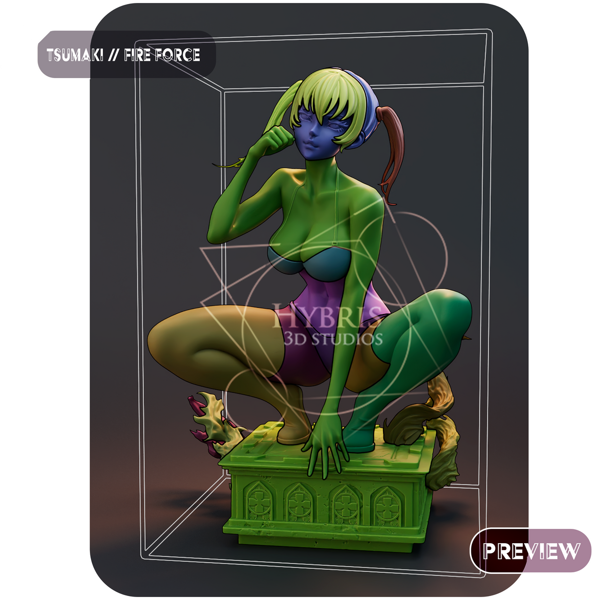 1890 Tamaki Kotatsu_Fire Force - STL 3D Print Files