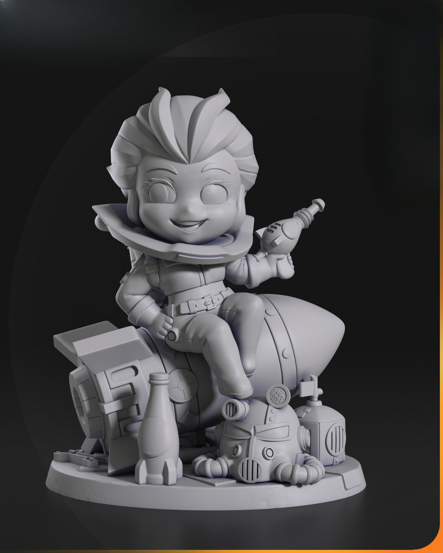 0031 Nuka Girl from Fallout 4 - STL 3D Print Files