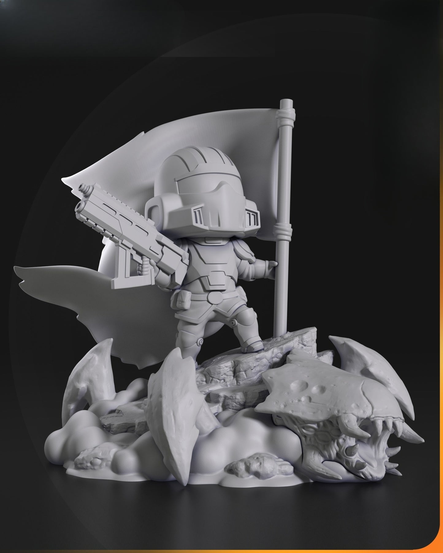 0026 Helldiver - STL 3D Print Files