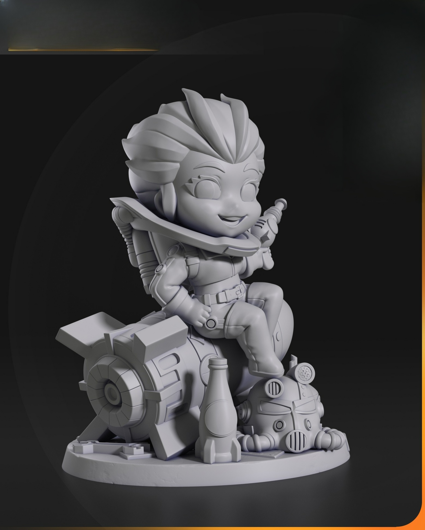0031 Nuka Girl from Fallout 4 - STL 3D Print Files
