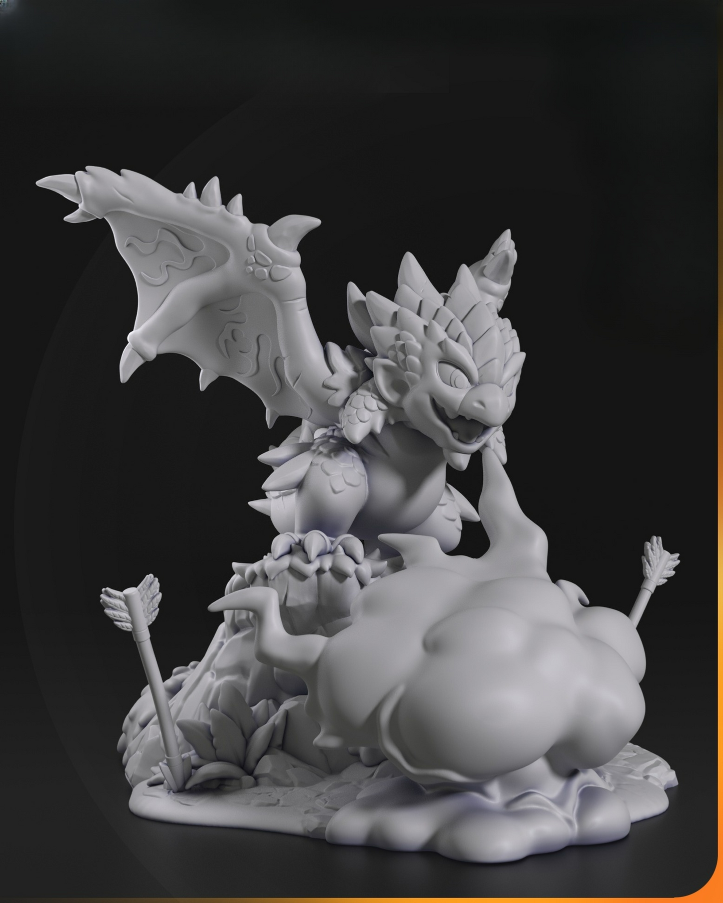 0055 Rathalos from Monster Hunter World - STL 3D Print Files