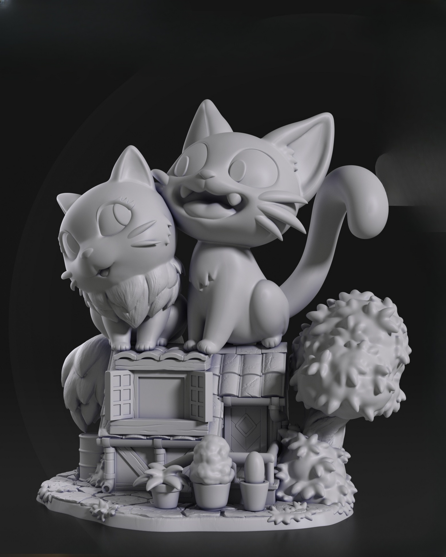 0001 Gigi Chibi - STL 3D Print Files