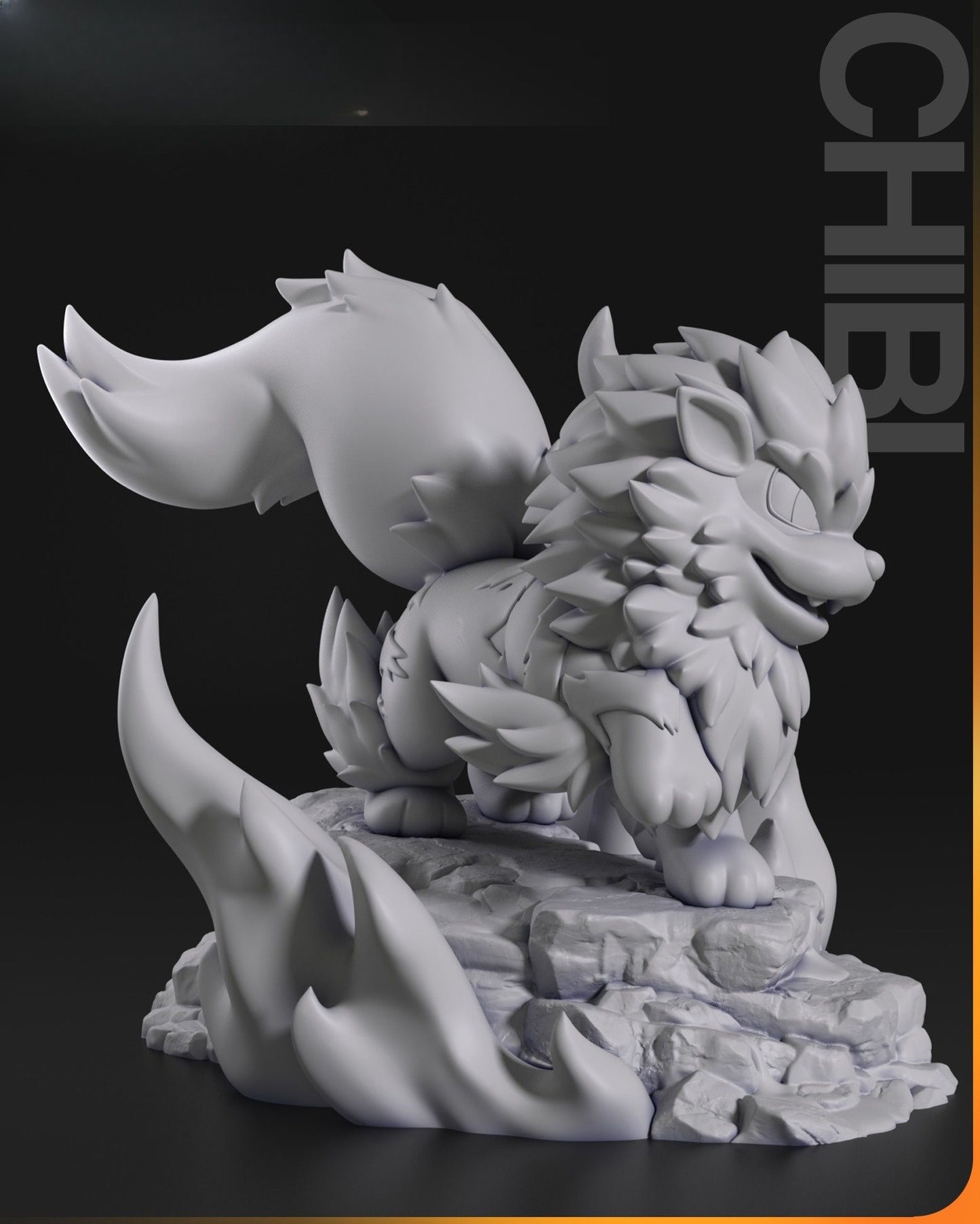 0293 Chibi Arcanine Pokemon - STL 3D Print Files