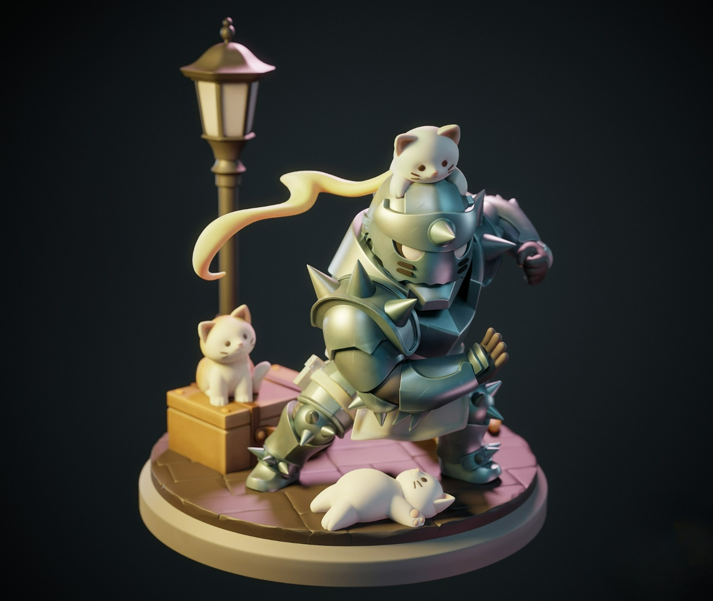 0034 Alphonse Elric from Full Metal Alchemist - STL 3D Print Files
