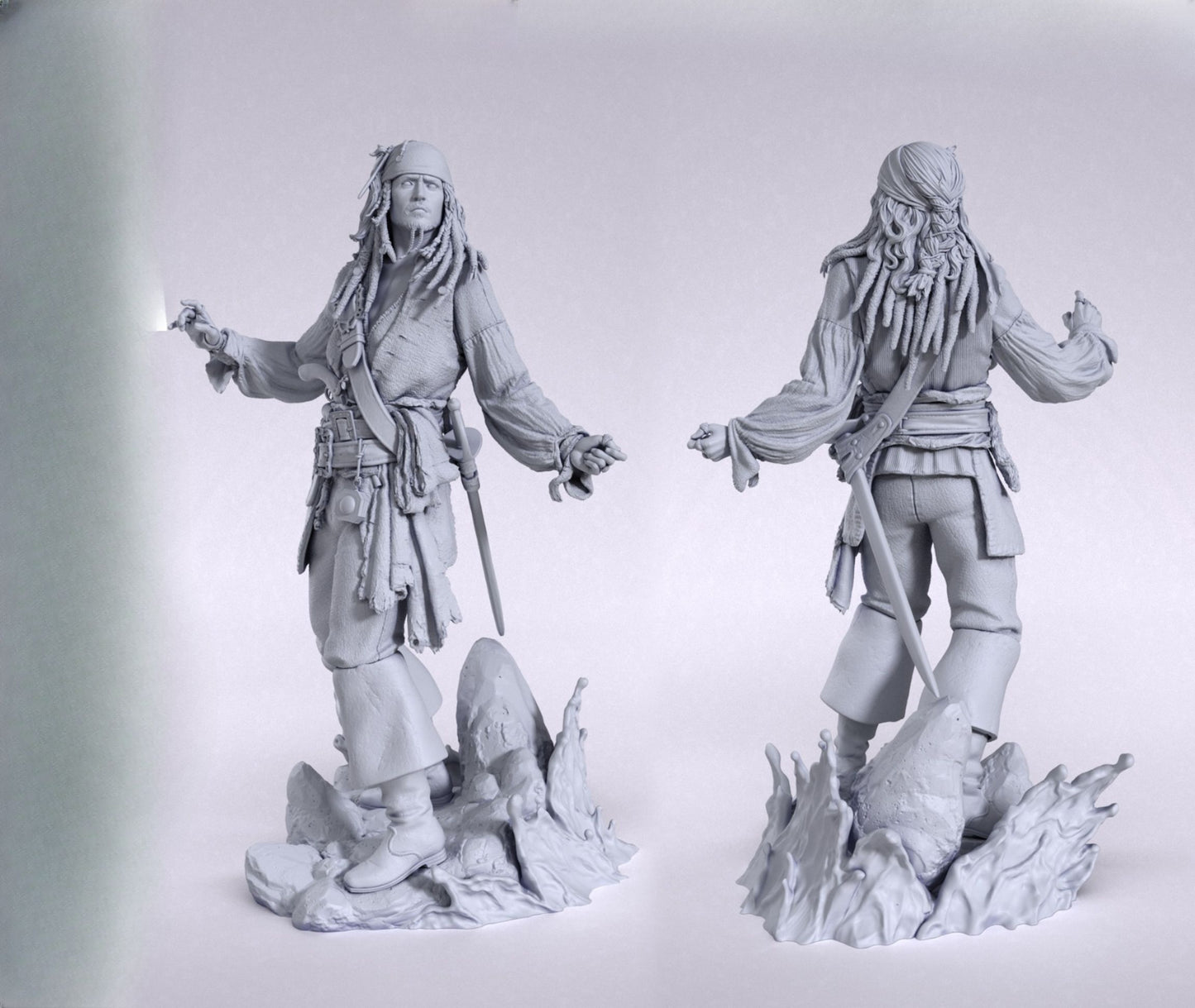 0329 JackSparrow_Pirates of the Carribean - STL 3D Print Files