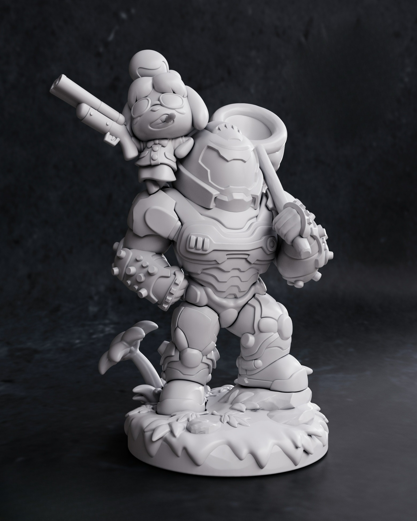 0051 Doom Crossing Meme - STL 3D Print Files
