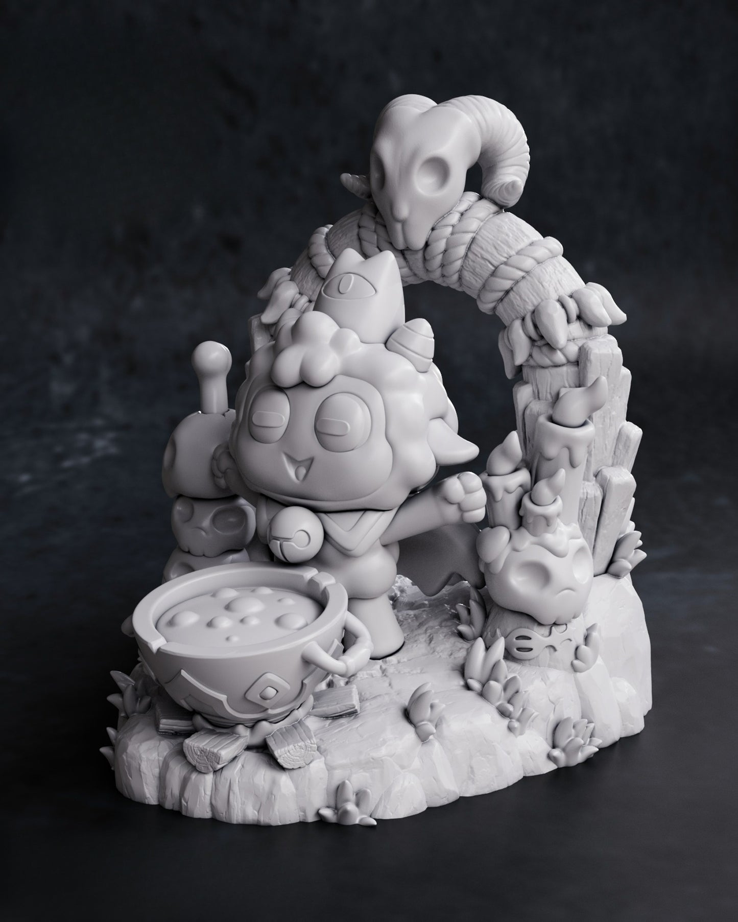 0011 Lamb - Cult of the Lamb - STL 3D Print Files