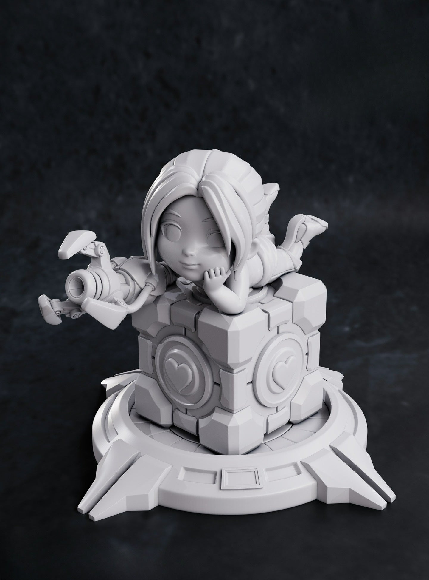 0009 Chell - STL 3D Print Files