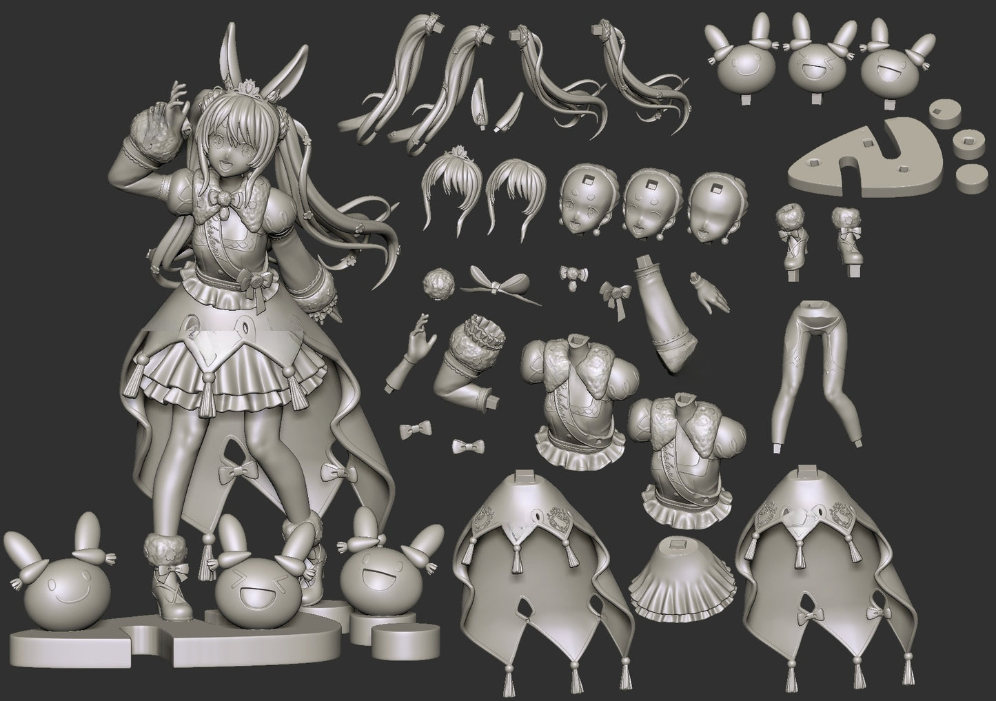 1015 Usada Pekora Hololive - STL 3D Print Files