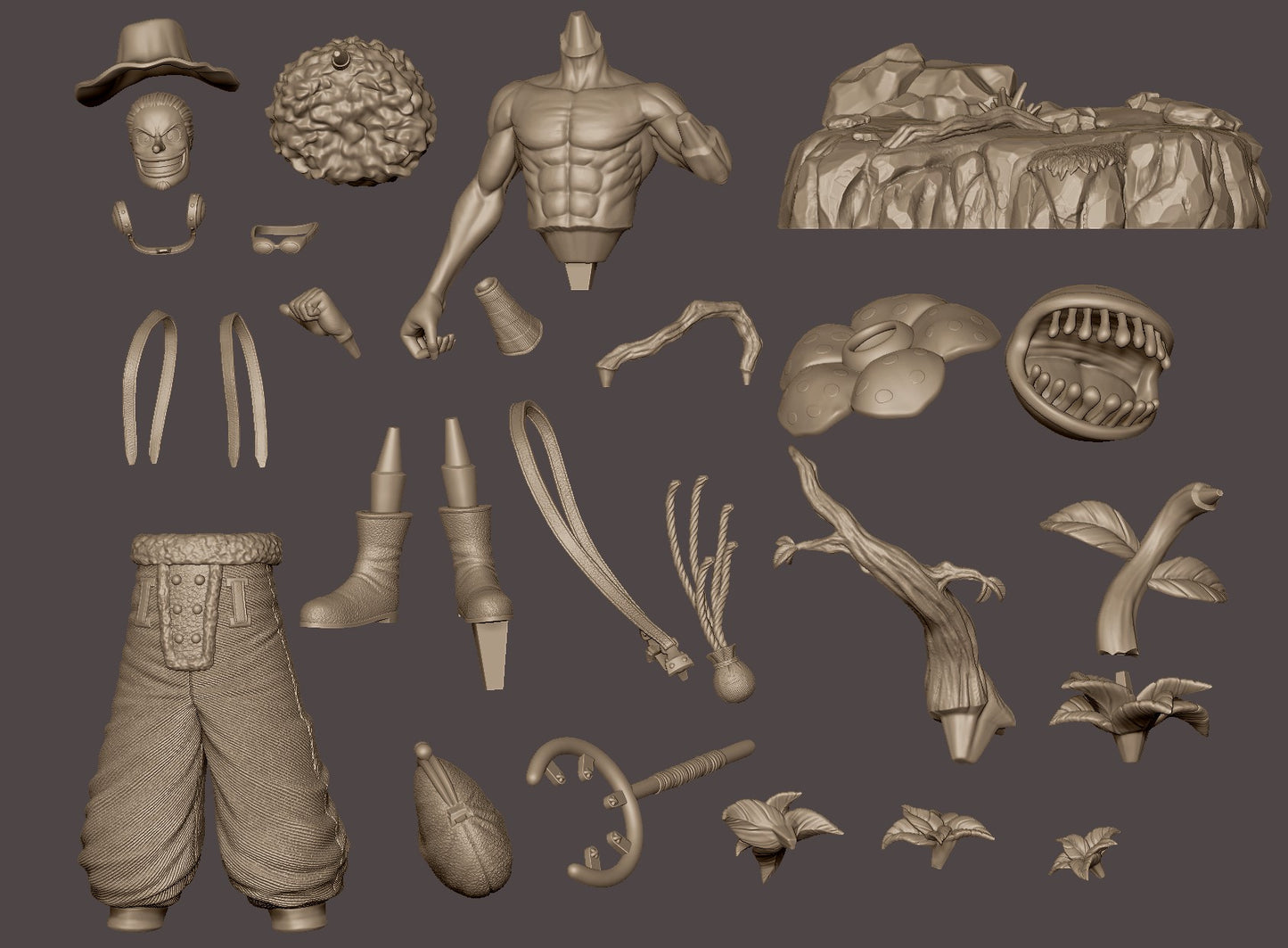 0223 Usopp (OP) - STL 3D Print Files