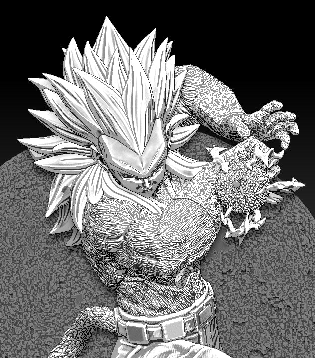 1416 Vegeta SSJ4_Dragon Ball - STL 3D Print Files