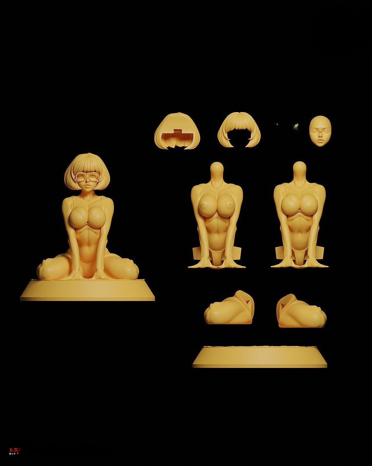 1072 Velma Suntanned NSFW - STL 3D Print Files
