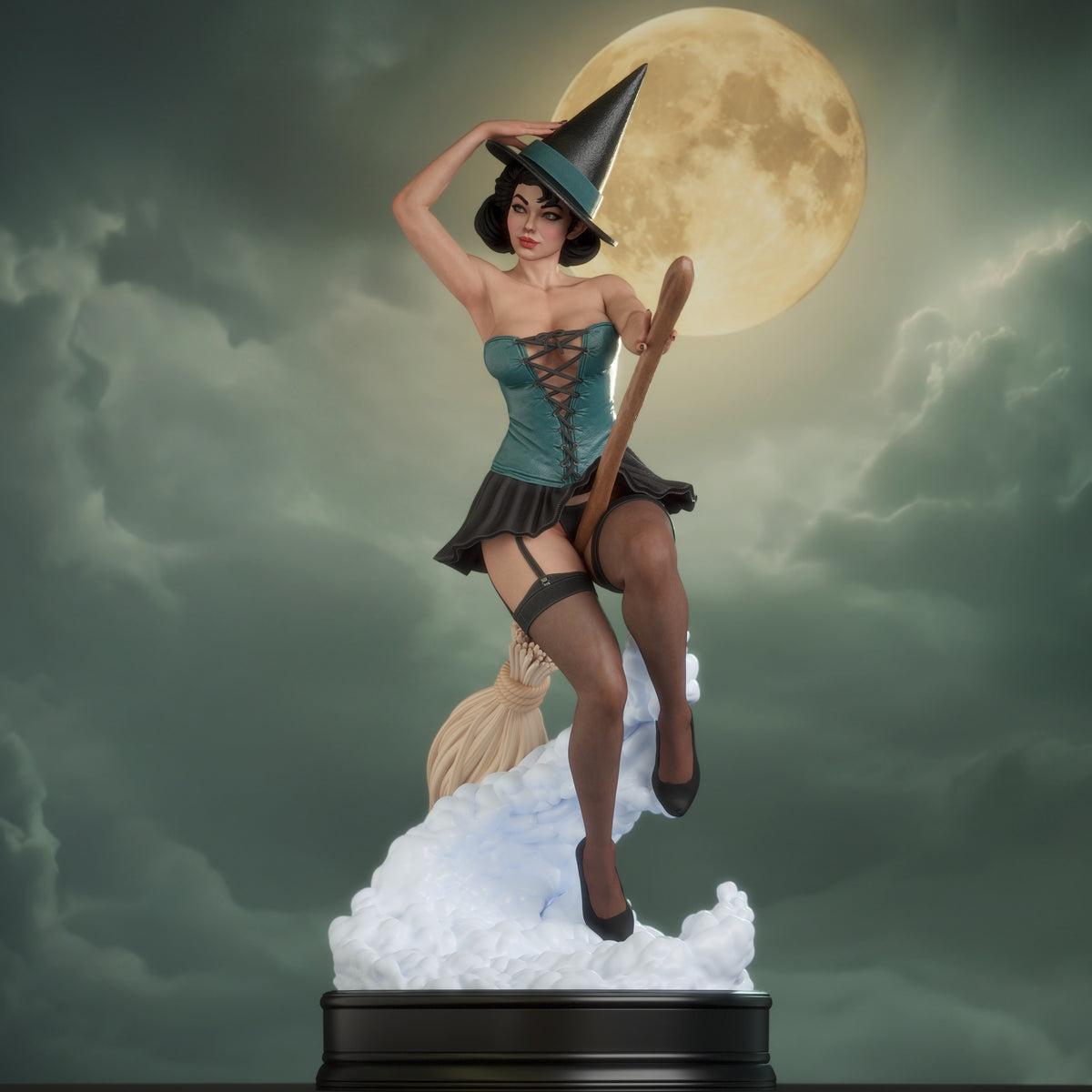 2153 Witch Bombshell - STL 3D Print Files