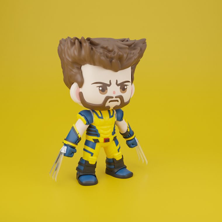 0144 Wolverine - STL 3D Print Files