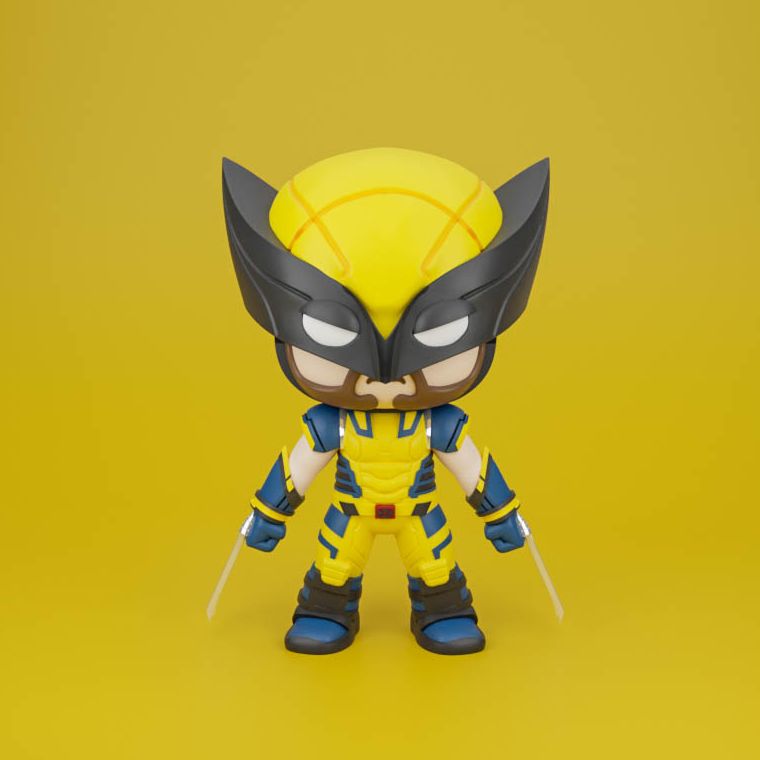 0144 Wolverine - STL 3D Print Files