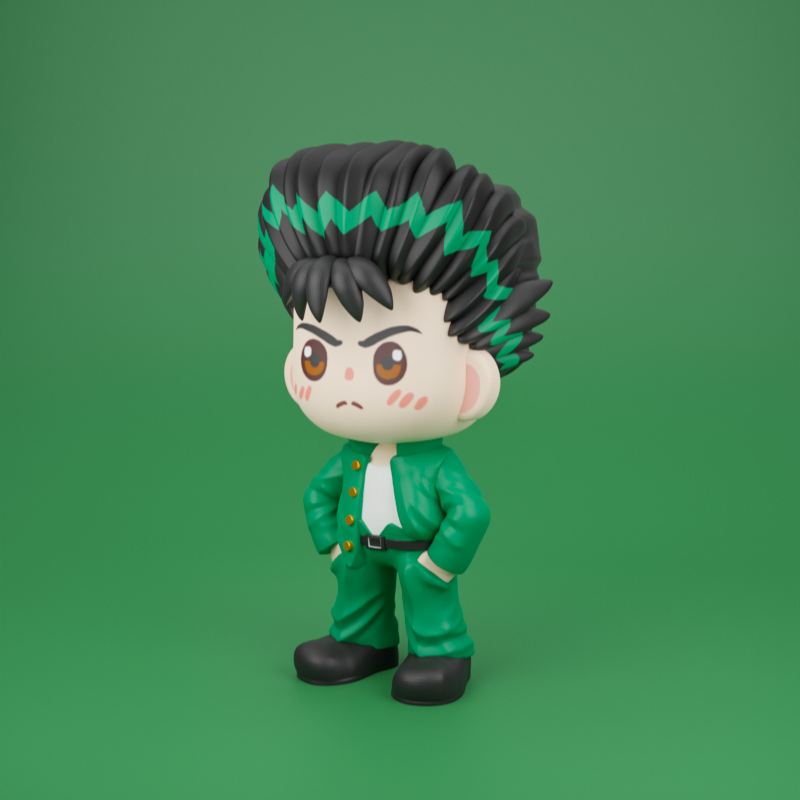 0191 YusukeUrameshi - STL 3D Print Files
