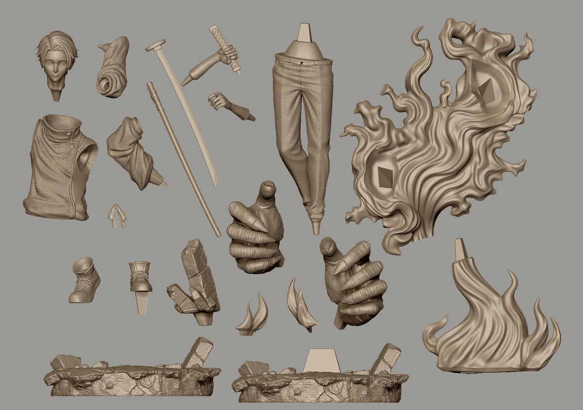 1897 Yuta Okkotsu_Jujutsu Kaisen - STL 3D Print Files