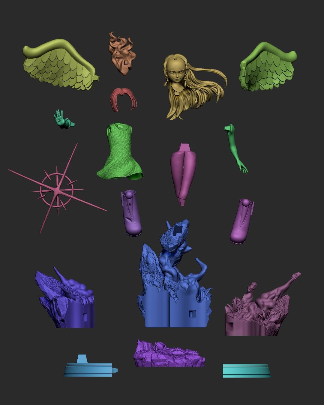 0235 Boa Hancock Seraphim (OP) - STL 3D Print Files