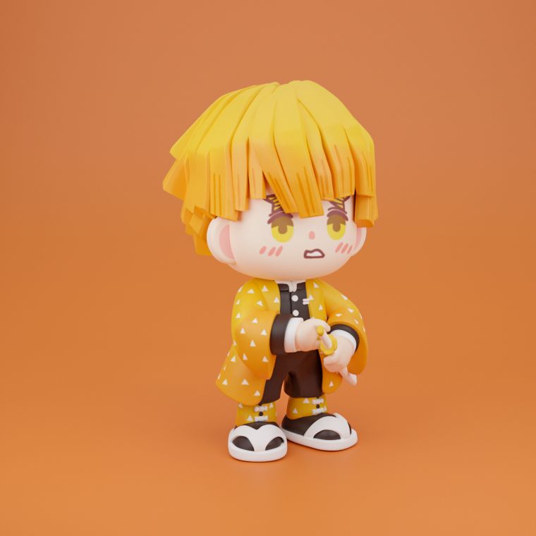 0140 Zenitsu - STL 3D Print Files