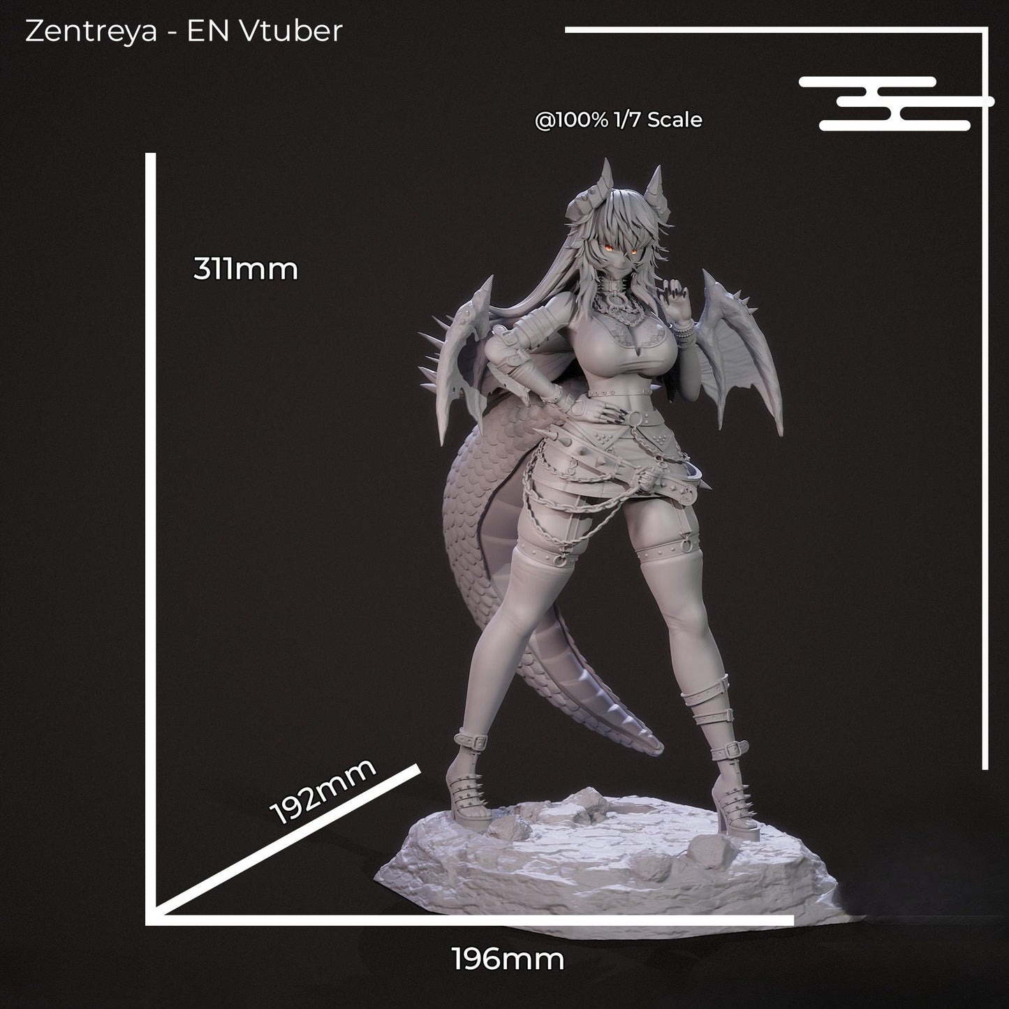 0254 Zentreya Vtuber - STL 3D Print Files