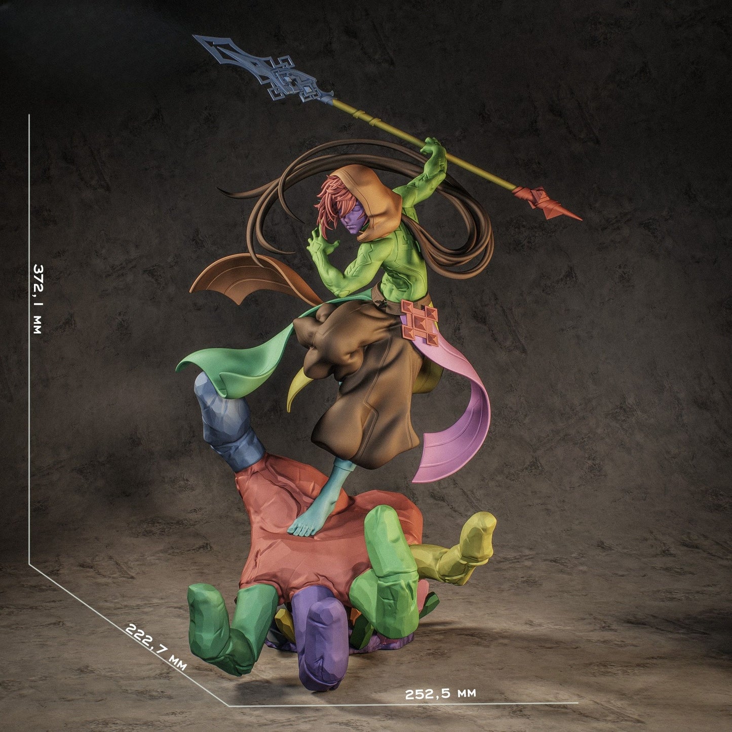 0569 Zhongli_Genshin Impact - STL 3D Print Files