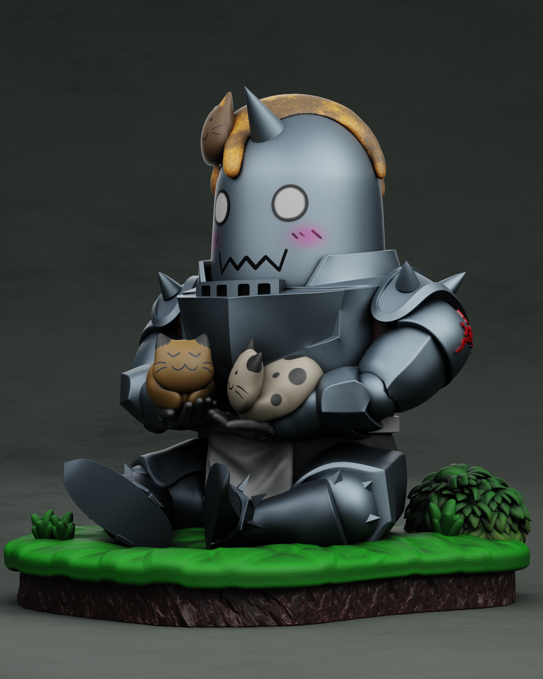0058 Alphonse Elric - STL 3D Print Files