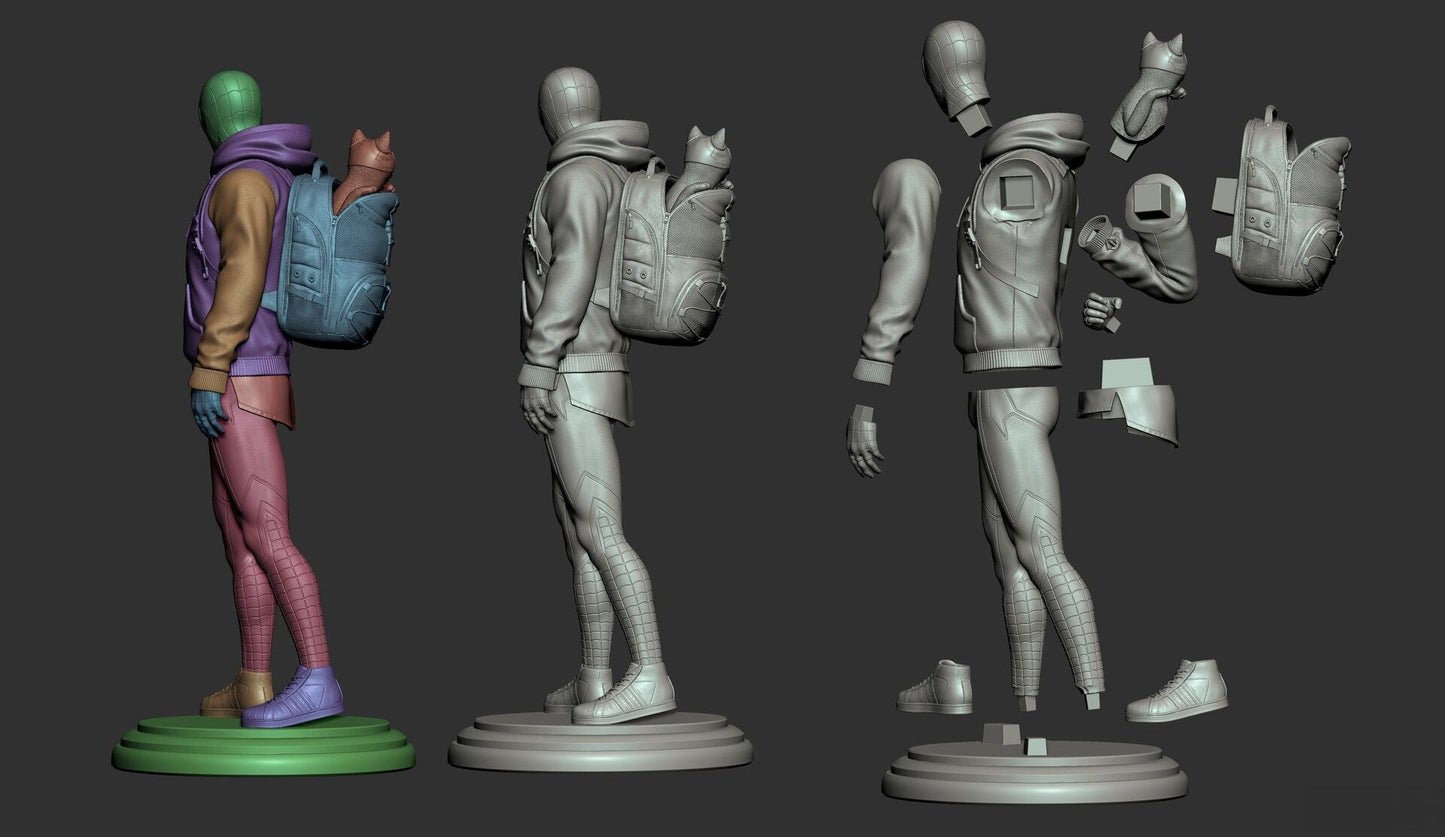 0479 Miles Morales - Spider-Man (1327) - STL 3D Print Files