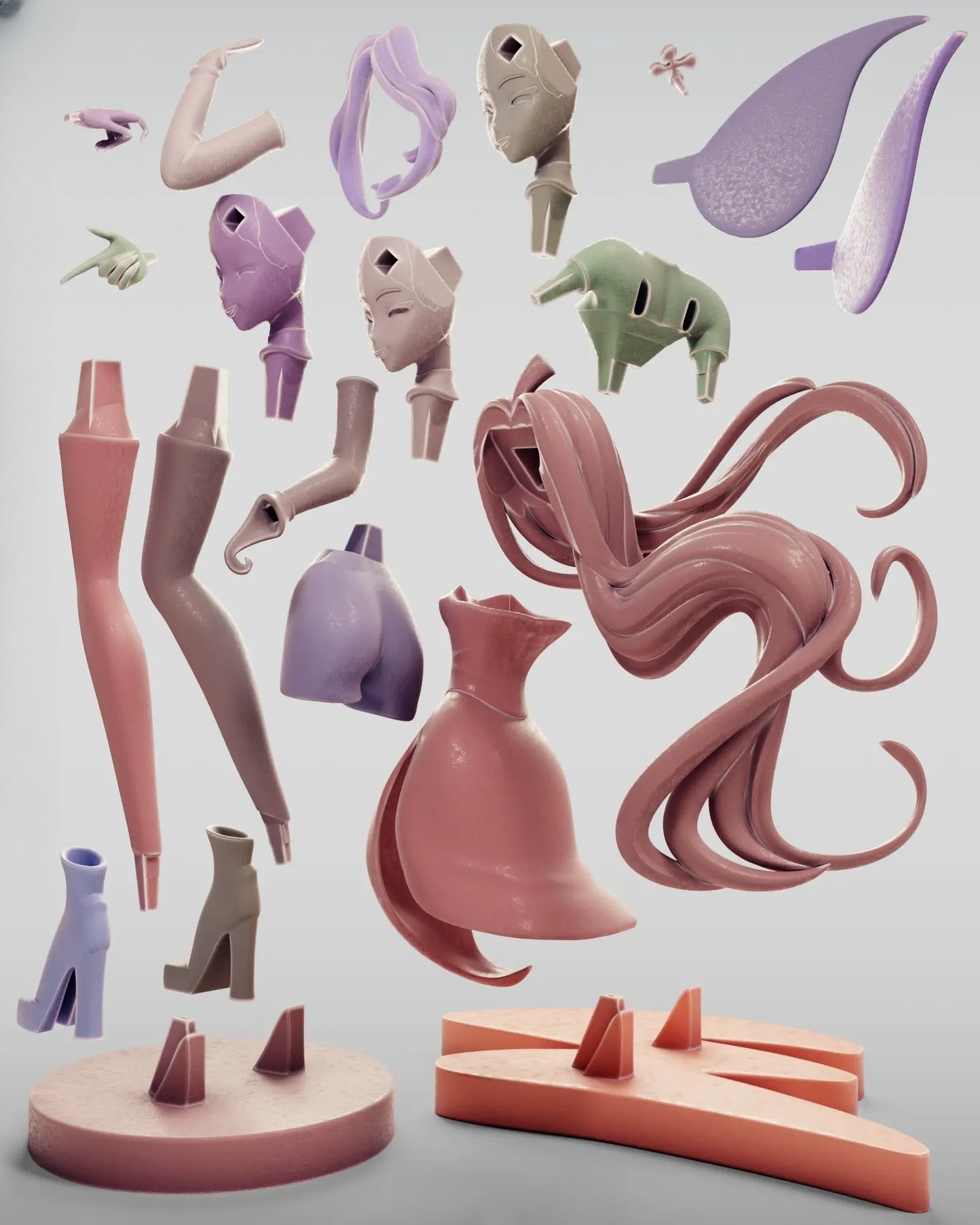 1487 Flora Fairy_Winx Club - STL 3D Print Files