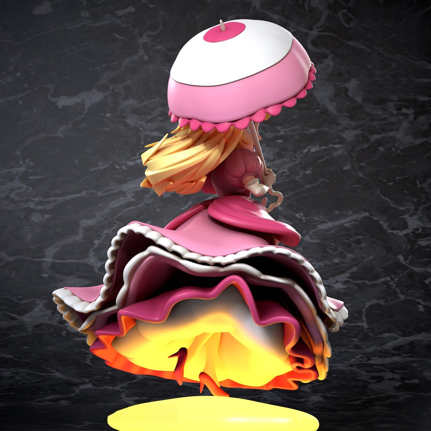 0666 Princes Peach - Super Mario Bros (1663) - STL 3D Print Files