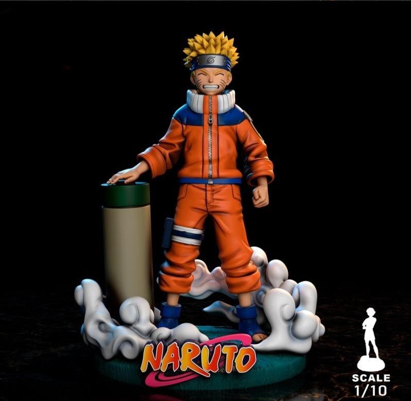 0216 Naruto Sculpture - STL 3D Print Files