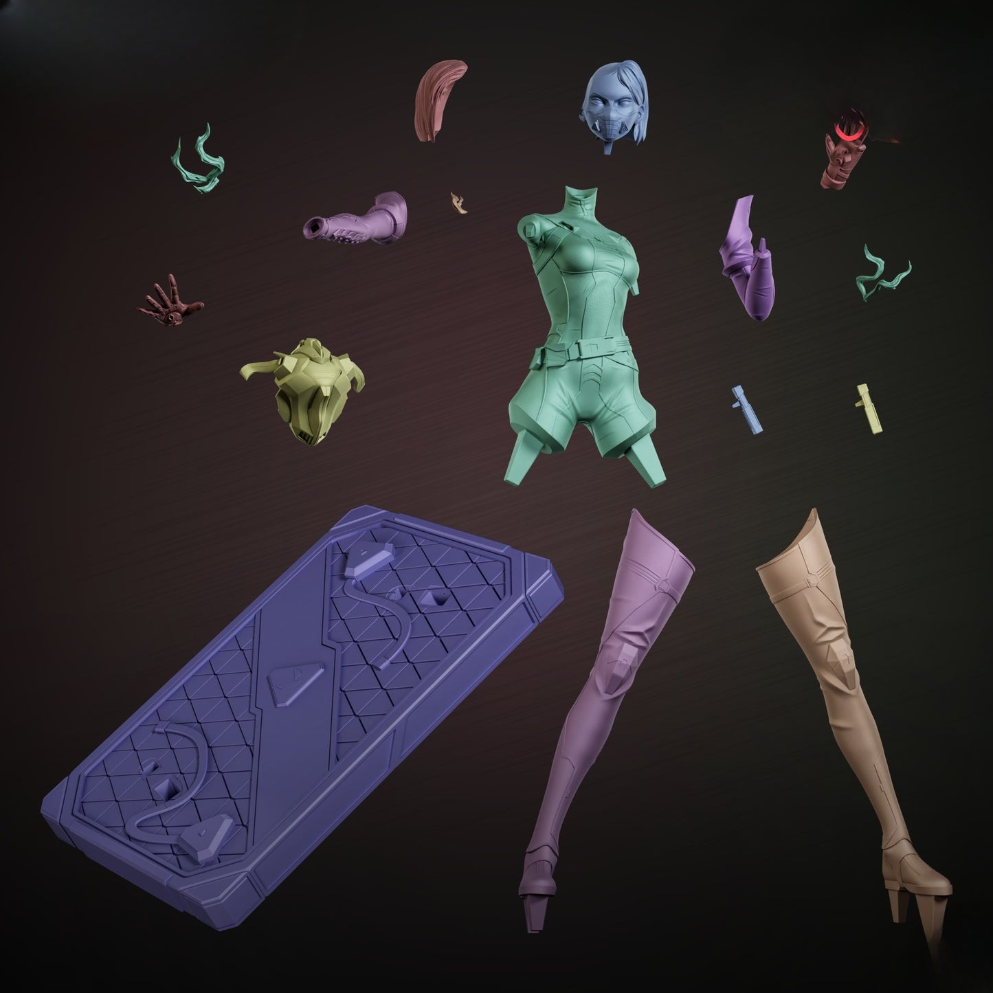 1005 Viper Valorant - STL 3D Print Files