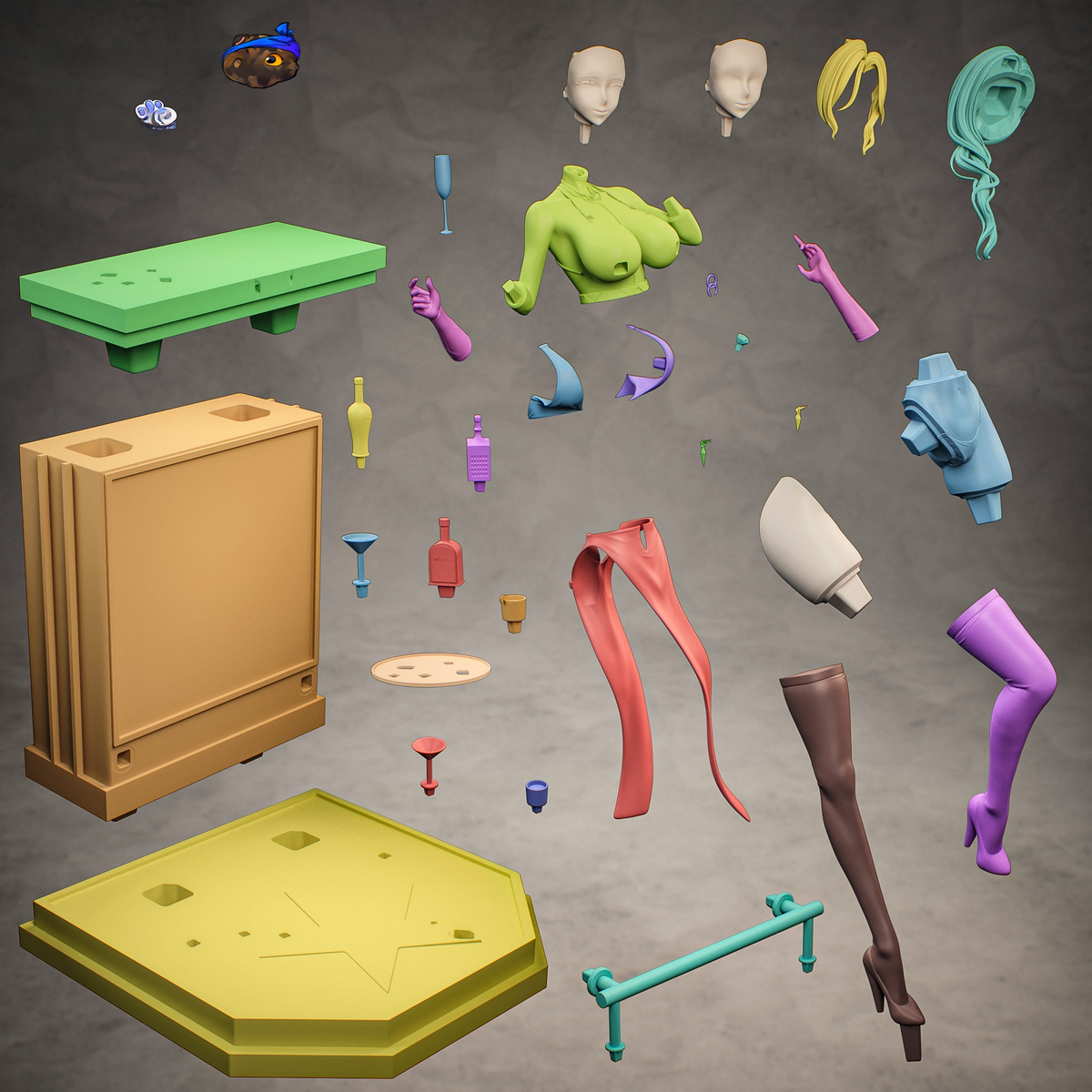 1731 Helen_Girls Frontline - STL 3D Print Files