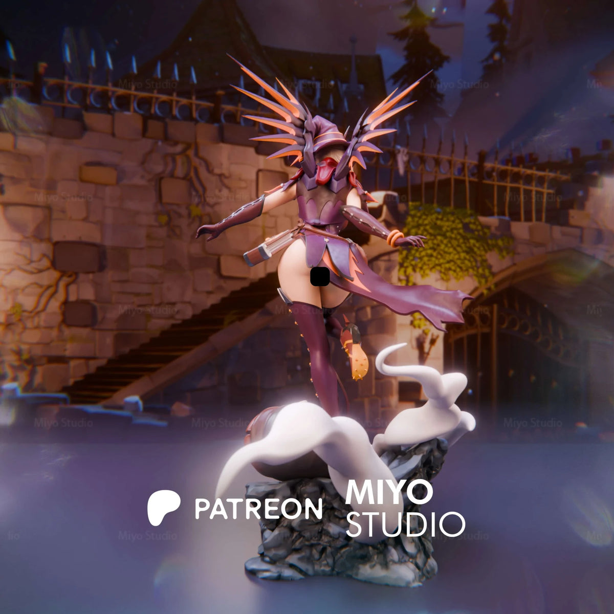 2203 Mercy Halloween_Overwatch NSFW - STL 3D Print Files