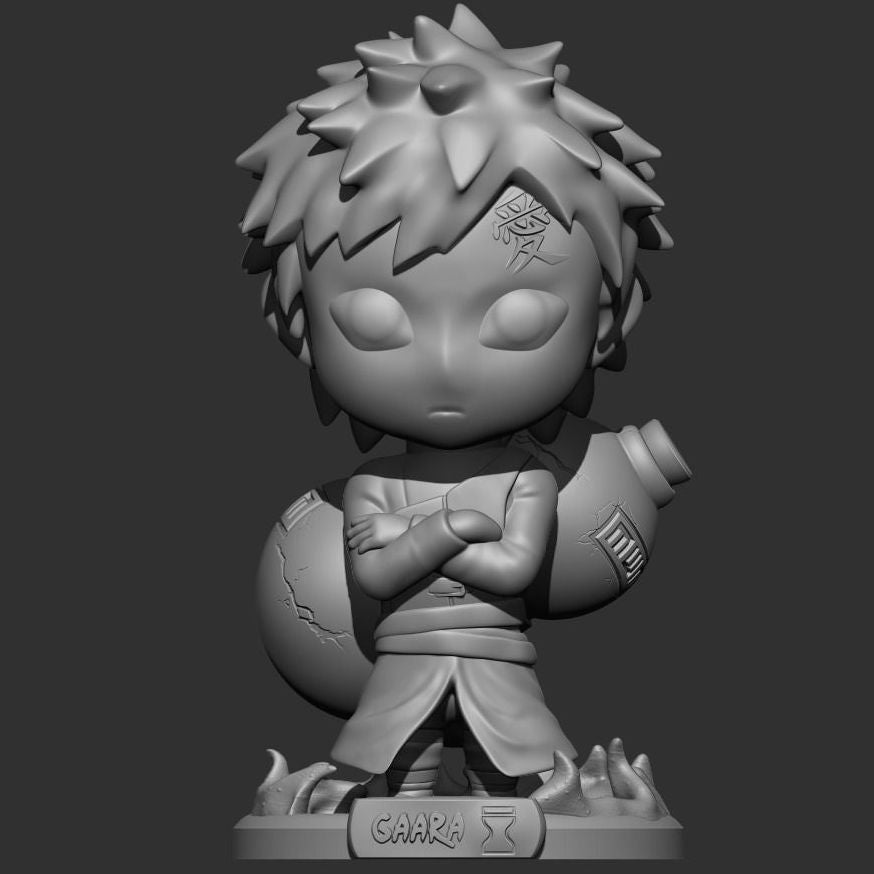 0157 Gaara Naruto - STL 3D Print Files
