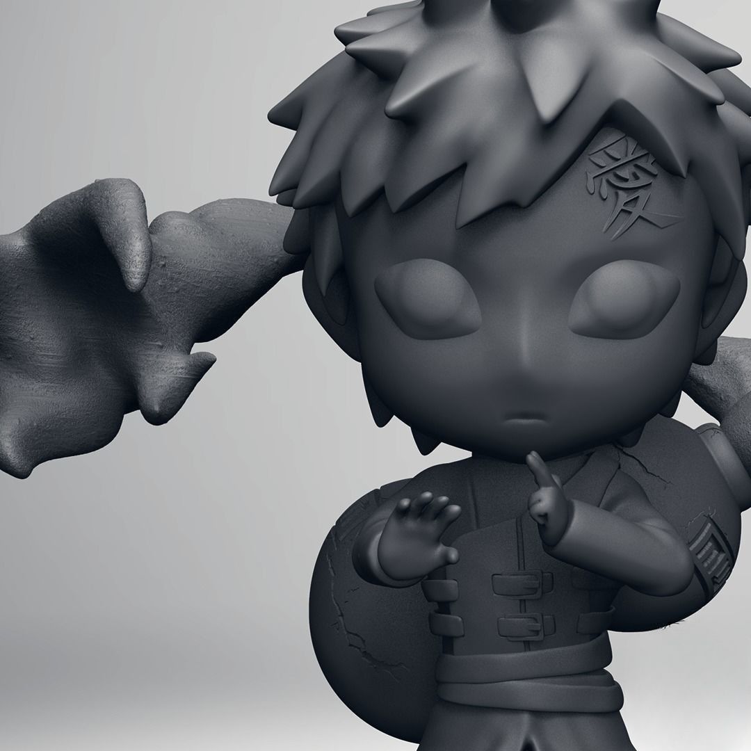 0157 Gaara Naruto - STL 3D Print Files