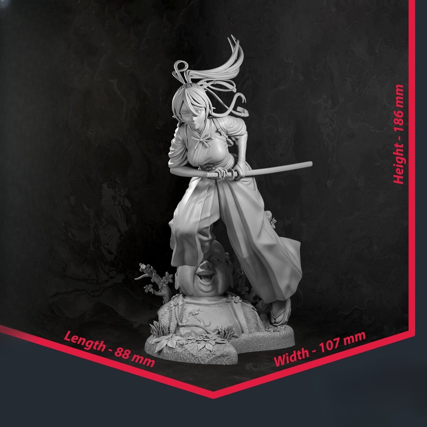 1222 Sagiri_Hell's Paradise - STL 3D Print Files