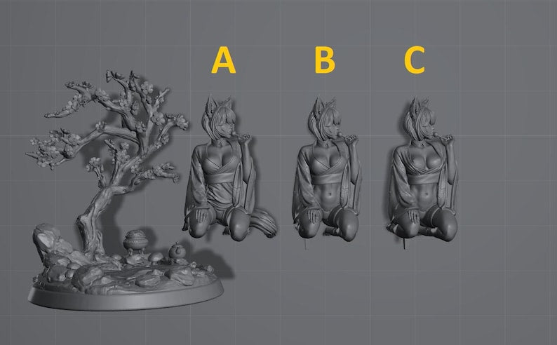 1891 Ashirine Moore_Miniatures NSFW - STL 3D Print Files