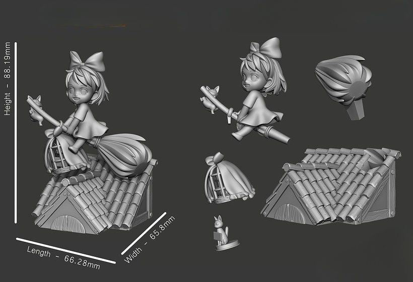 0101 Kiki's Delivery Service - STL 3D Print Files