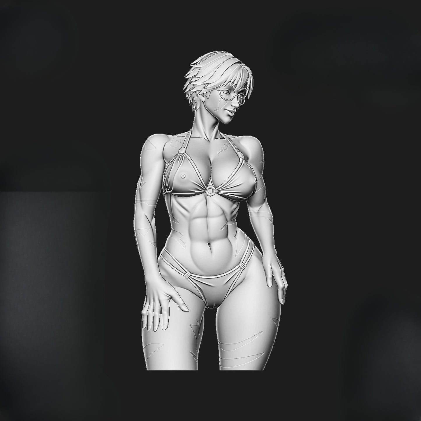 1454 Maki Zenin_JujutsuKaisen BUST - STL 3D Print Files