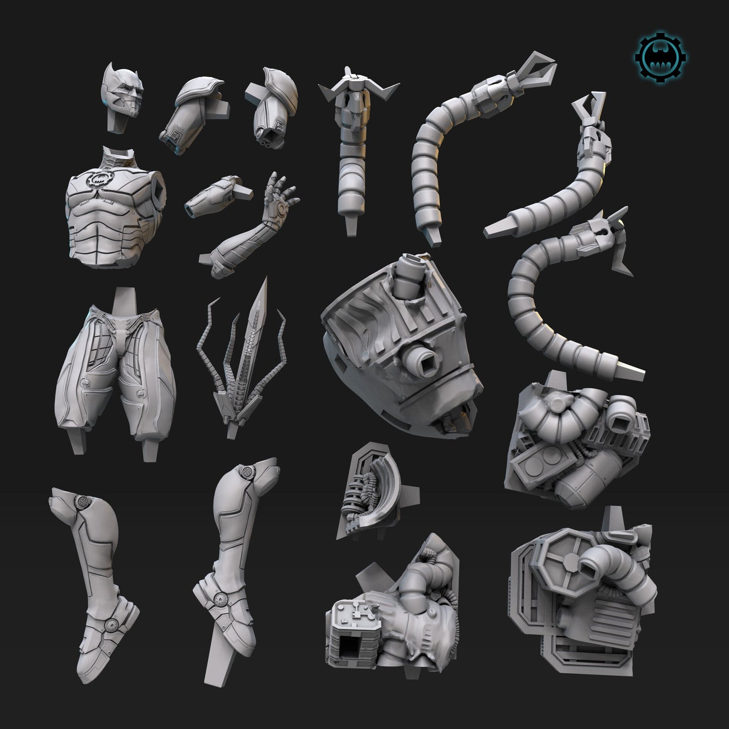0462 Murder Machine - Batman - STL 3D Print Files