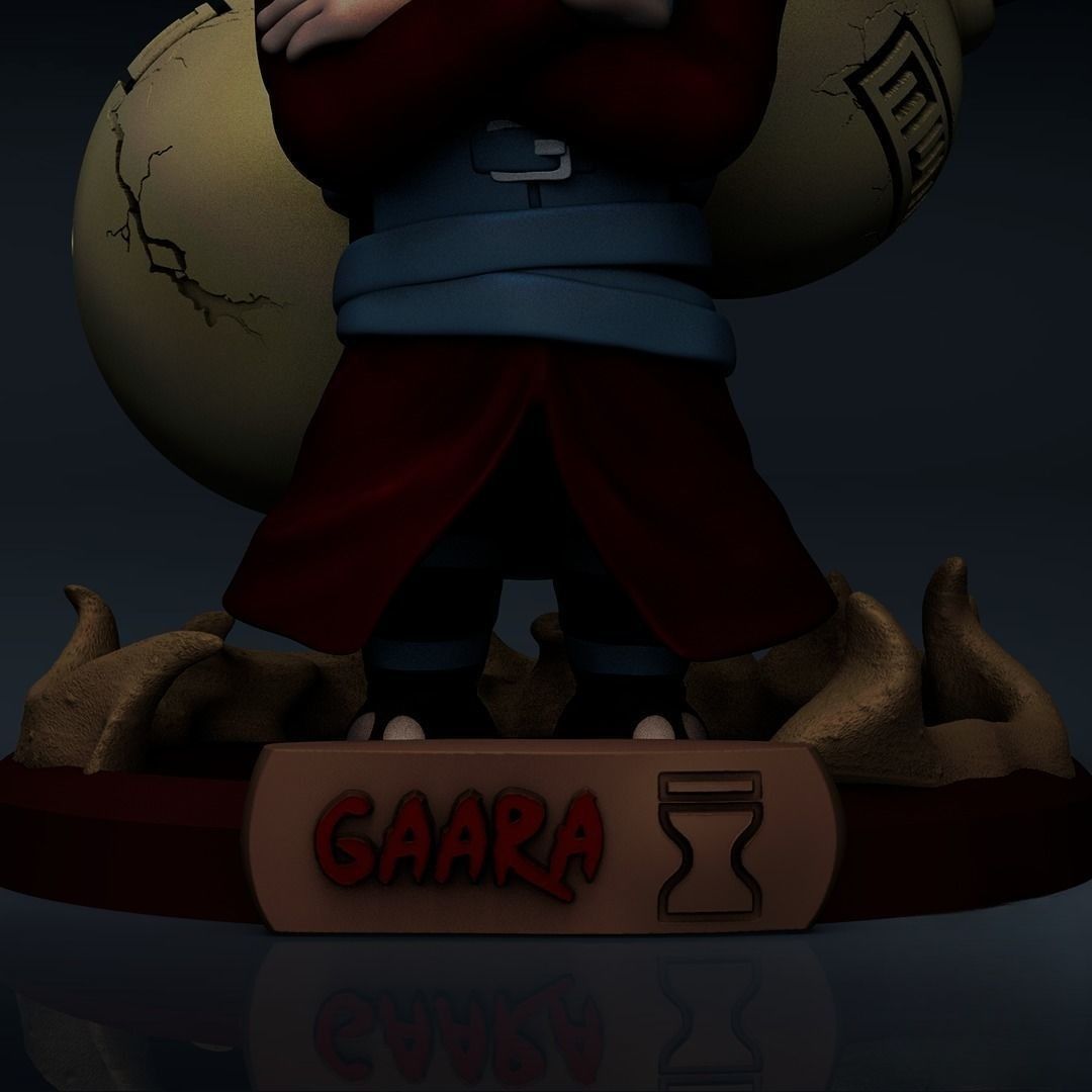 0157 Gaara Naruto - STL 3D Print Files