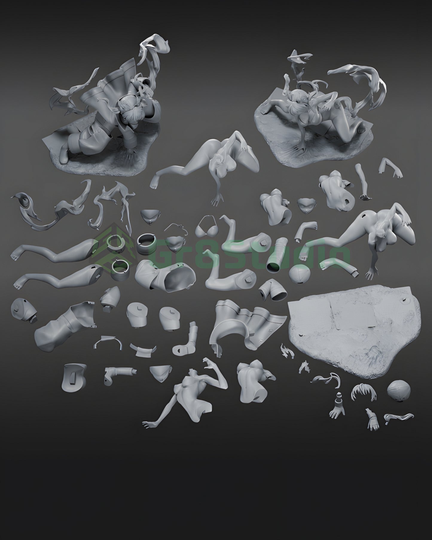 0993 Tamaki Kotatsu_Fire Force NSFW - STL 3D Print Files