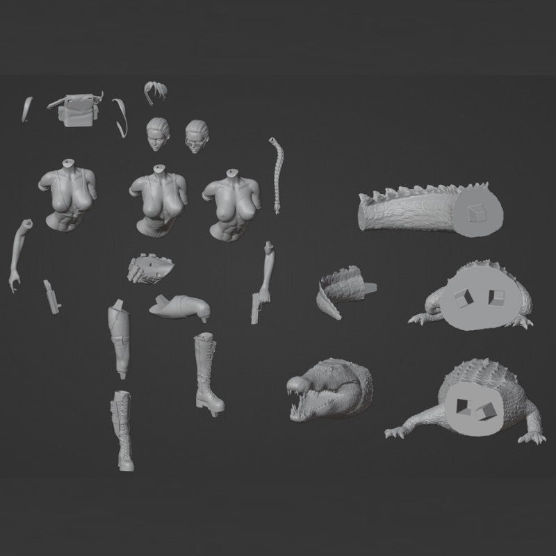 0719 Lara Croft NSFW - Tomb Raider (1258) - STL 3D Print Files