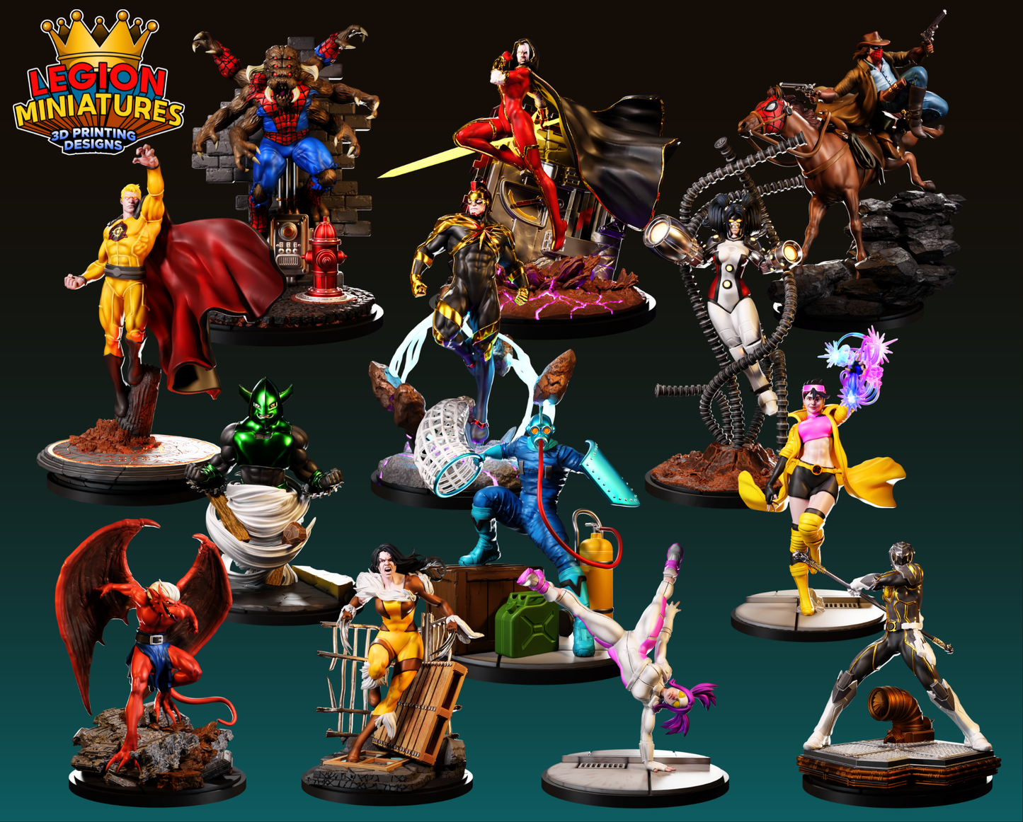 1345 LM_Miniatures_January2026 - STL 3D Print Files