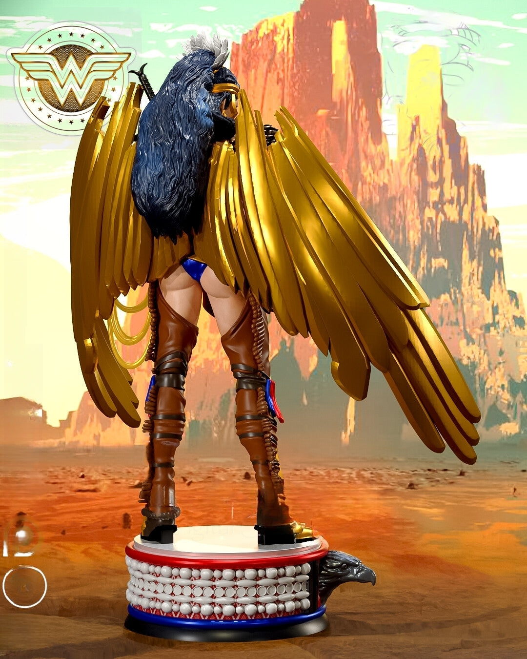 0118 Wonder Woman Alternative (1582) - STL 3D Print Files