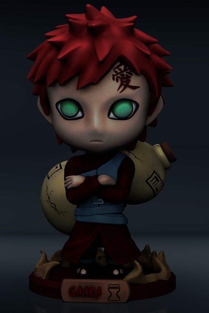 0157 Gaara Naruto - STL 3D Print Files