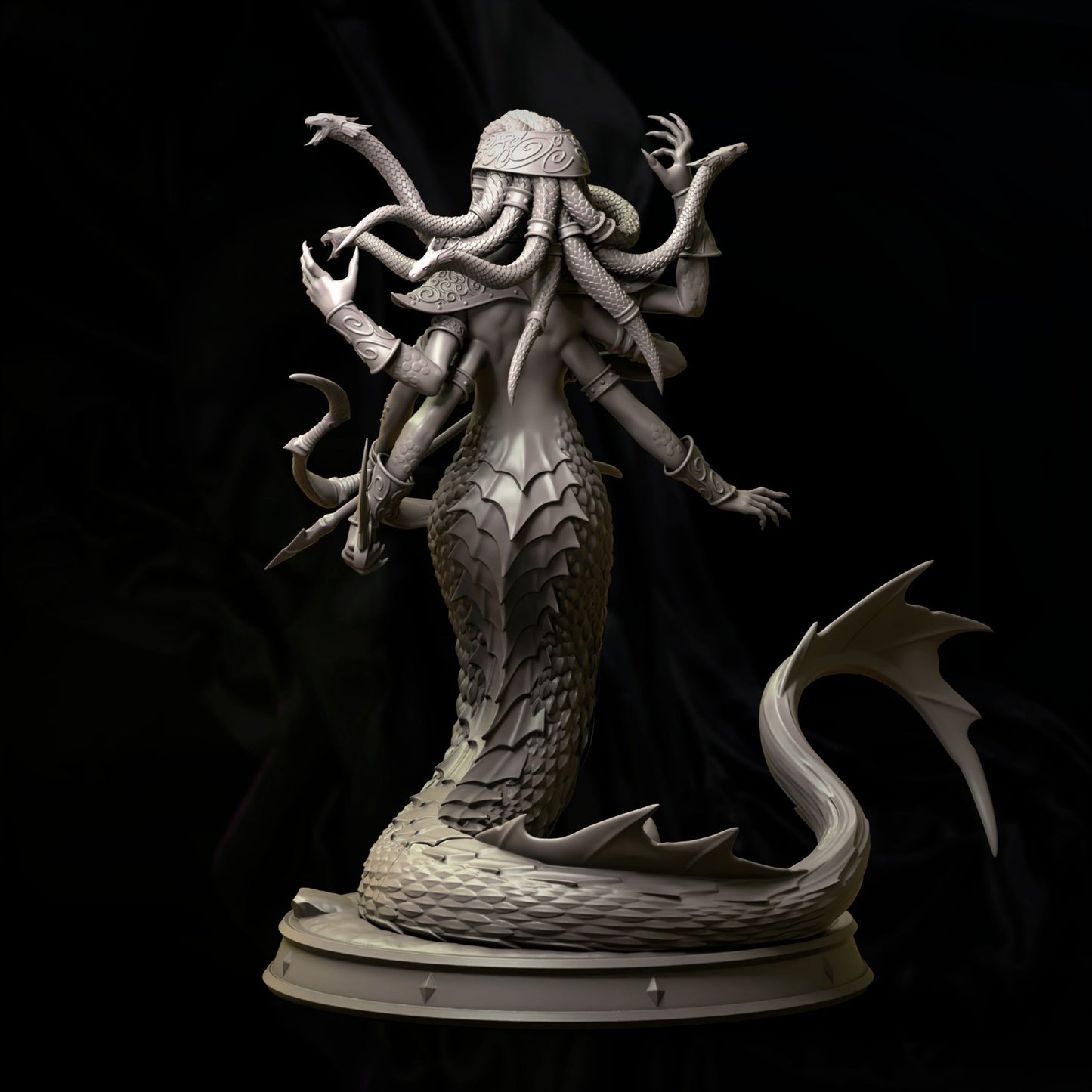 0274 The_Lady_Naga - STL 3D Print Files